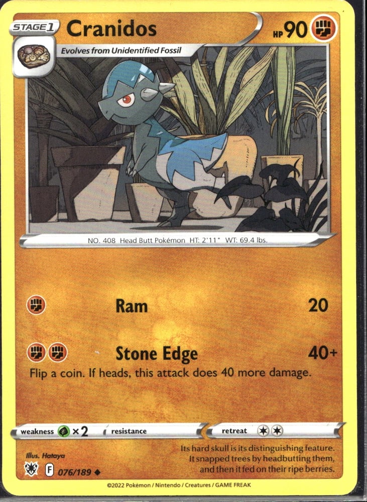 Cranidos - SWSH10 76/189