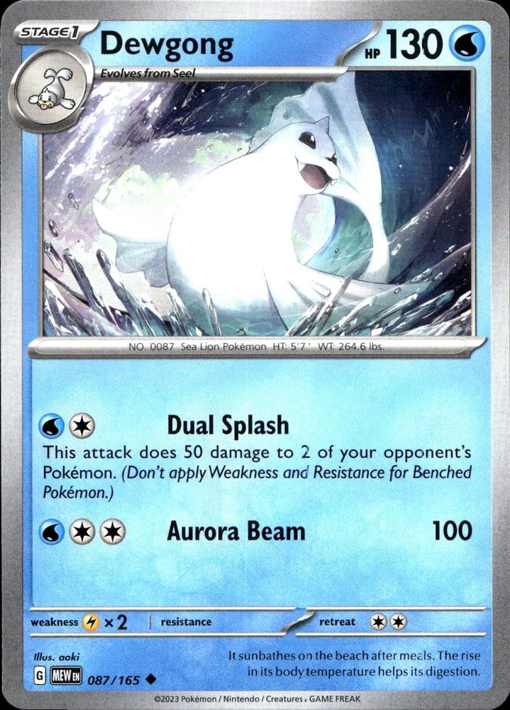 Dewgong - SV03.5 87/165