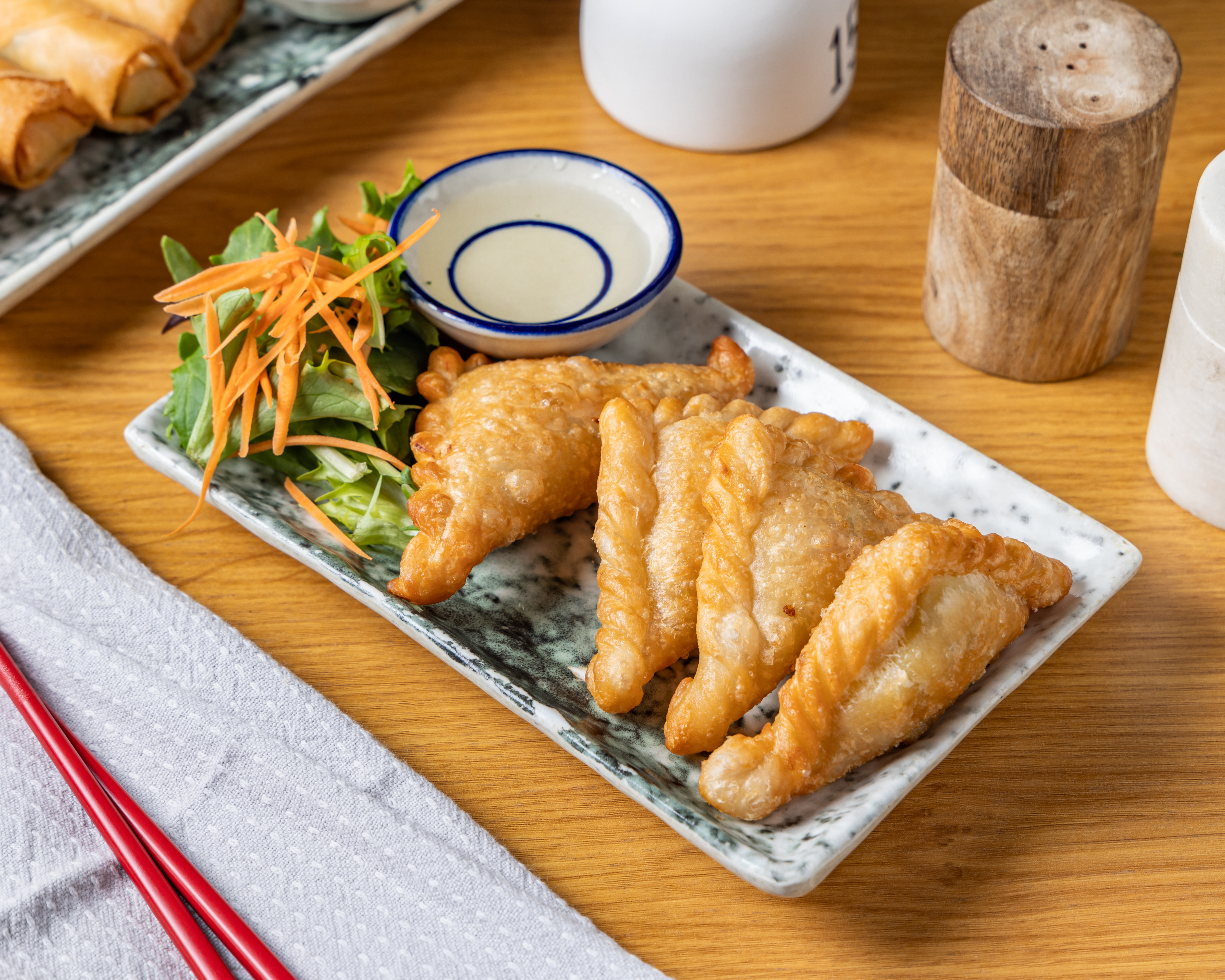 Vegetarian curry puff (4 pcs)