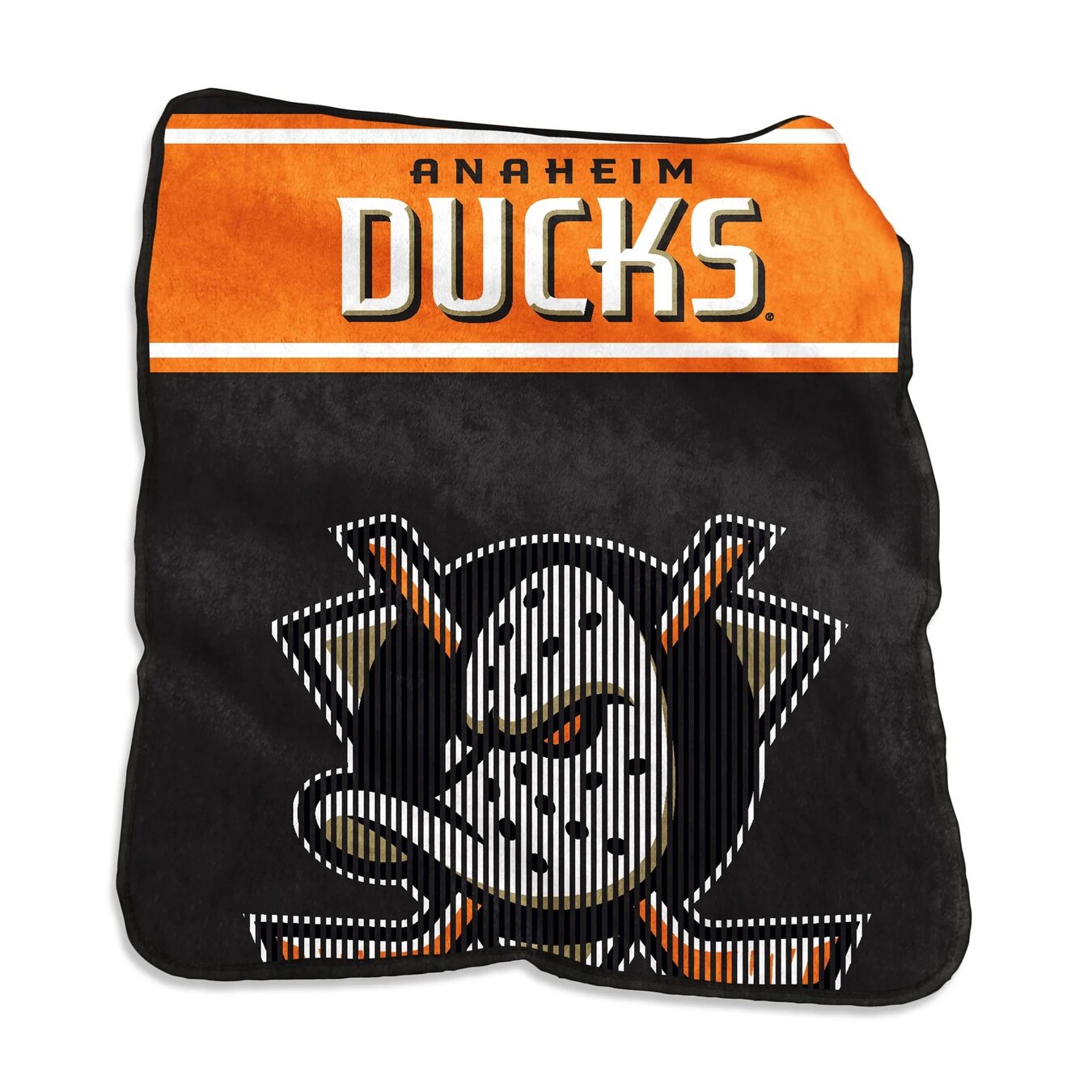 Anaheim Ducks Field Day Raschel Throw Blanket 60x80"