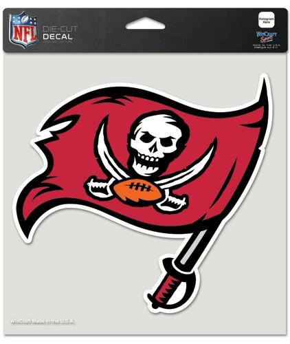 Tampa Bay Buccaneers Perfect Cut Decal 8x8"