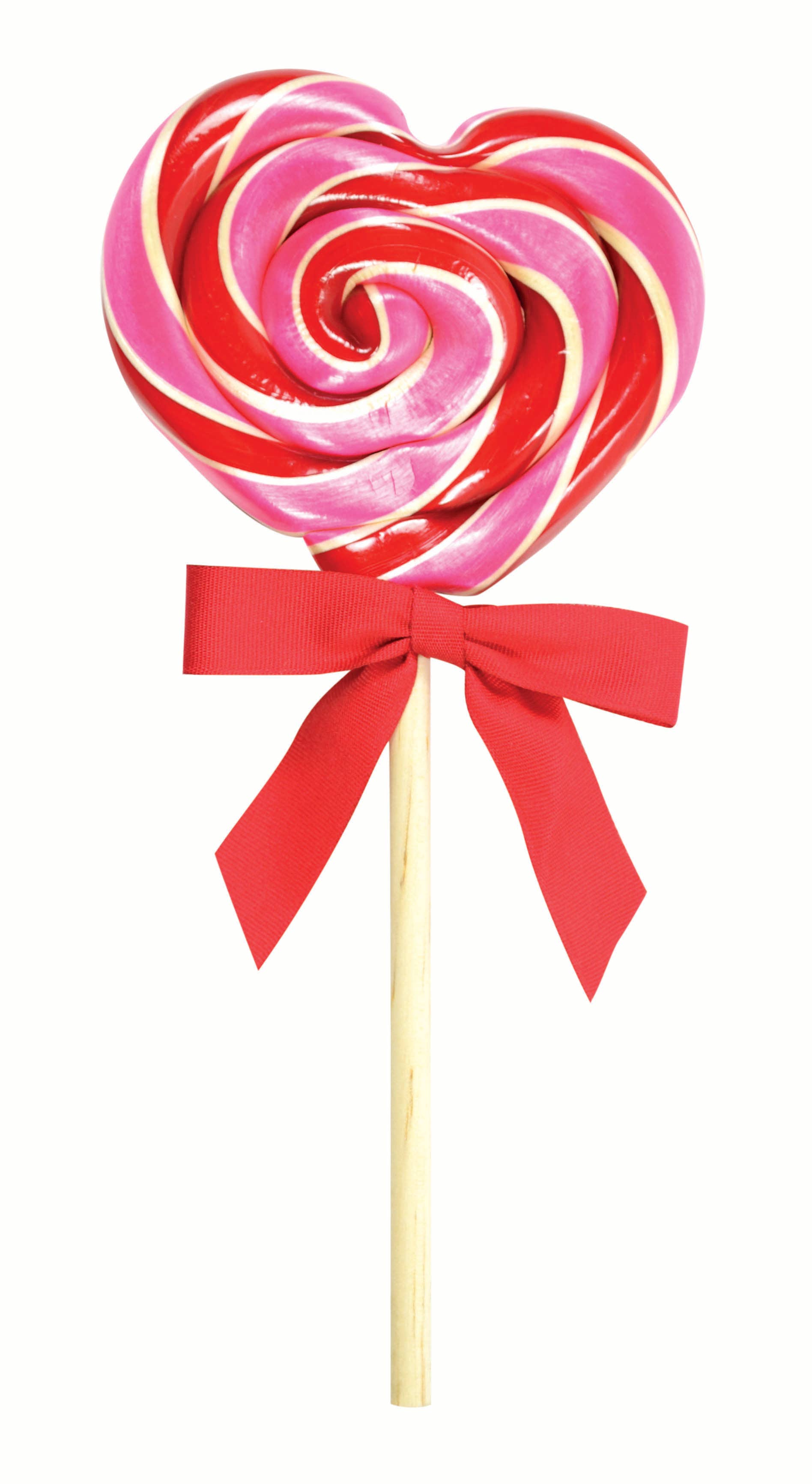 Wild Cherry Heart 2oz Lollipop