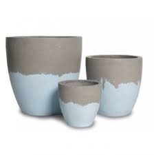 Splashdown Concrete Egg Pot