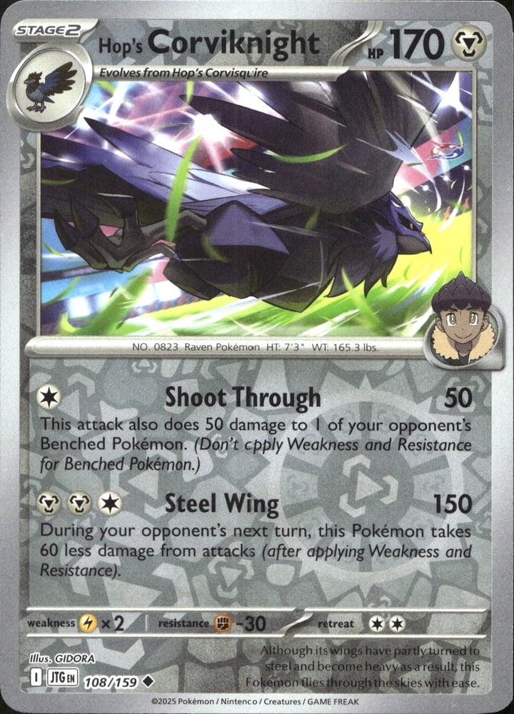 Hop's Corviknight - SV09 108/159