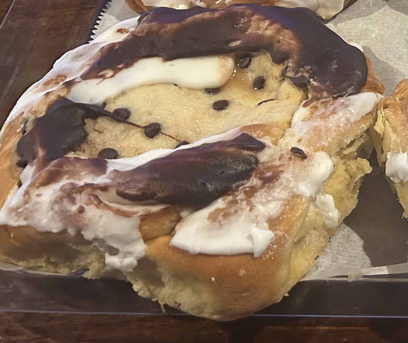 Chocolate Gooey Butter Danish