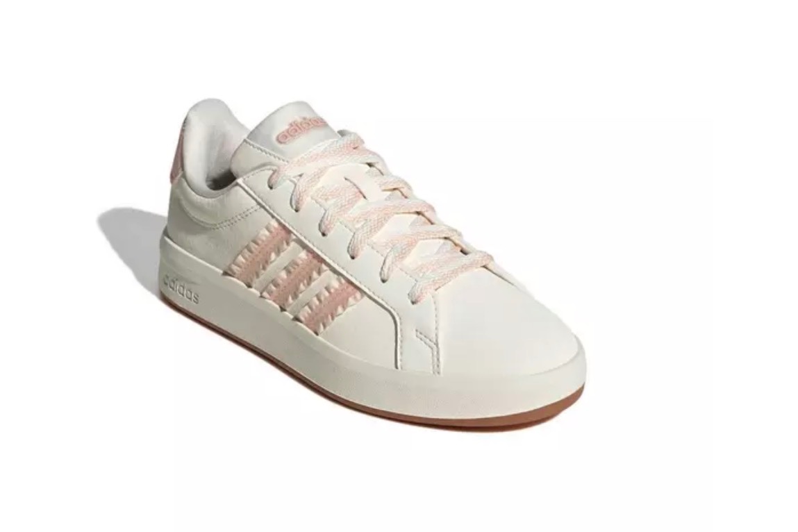 Adidas Grand Court - (White/Pink)
