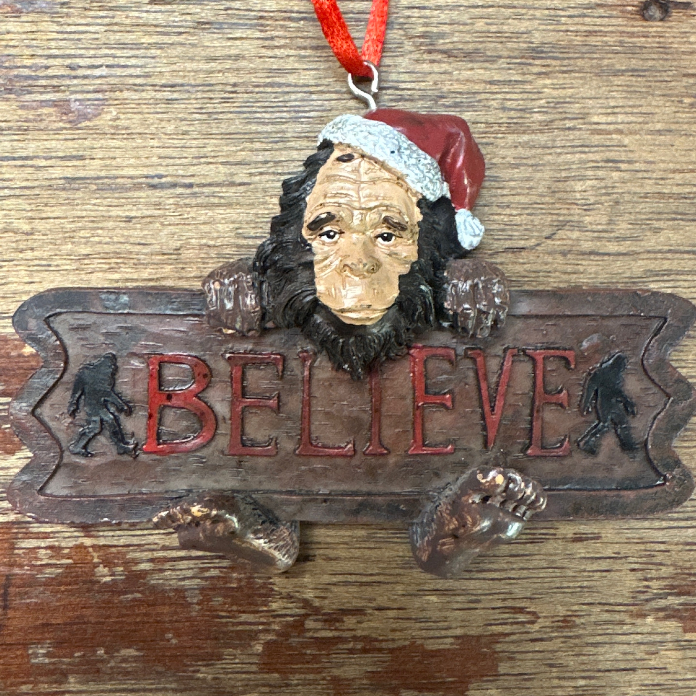 Big Foot Believe Ornament