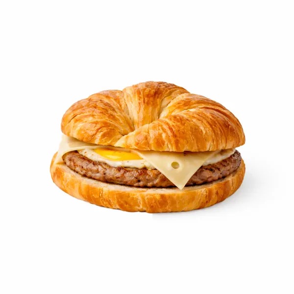 Sausage, Egg, & Swiss Croissant