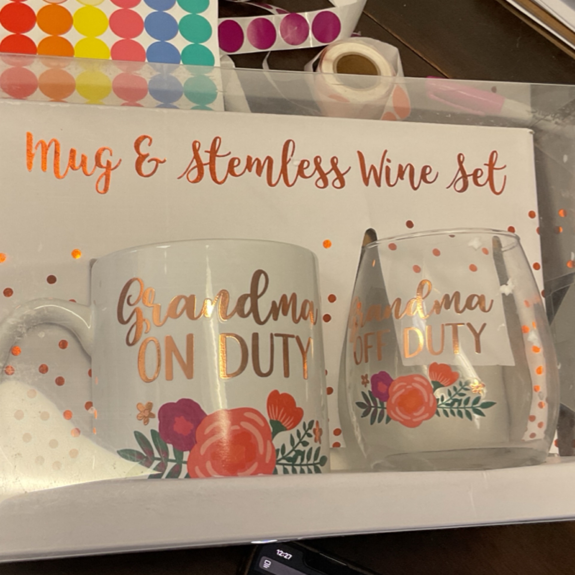 Grandma Mug and Wine Set