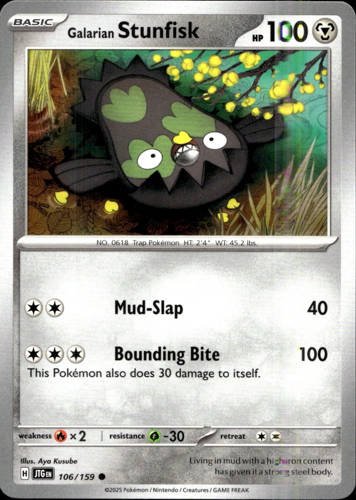 Galarian Stunfisk - SV09 106/159