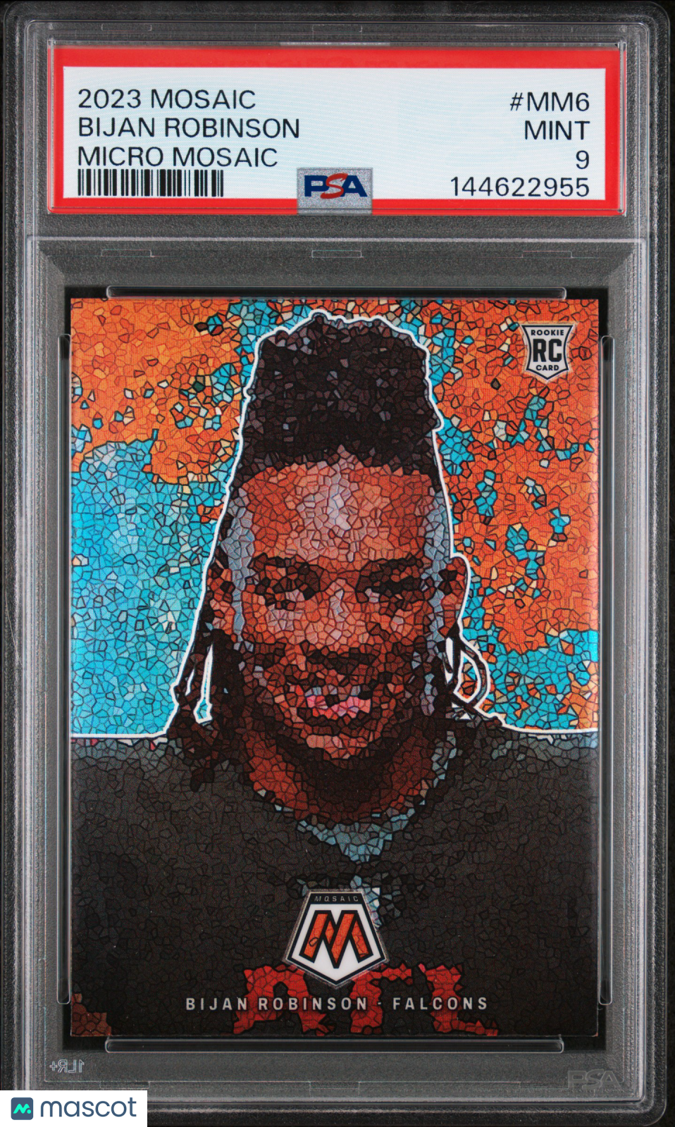 2023 Panini Mosaic Micro Mosaic Bijan Robinson #MM6 PSA 9