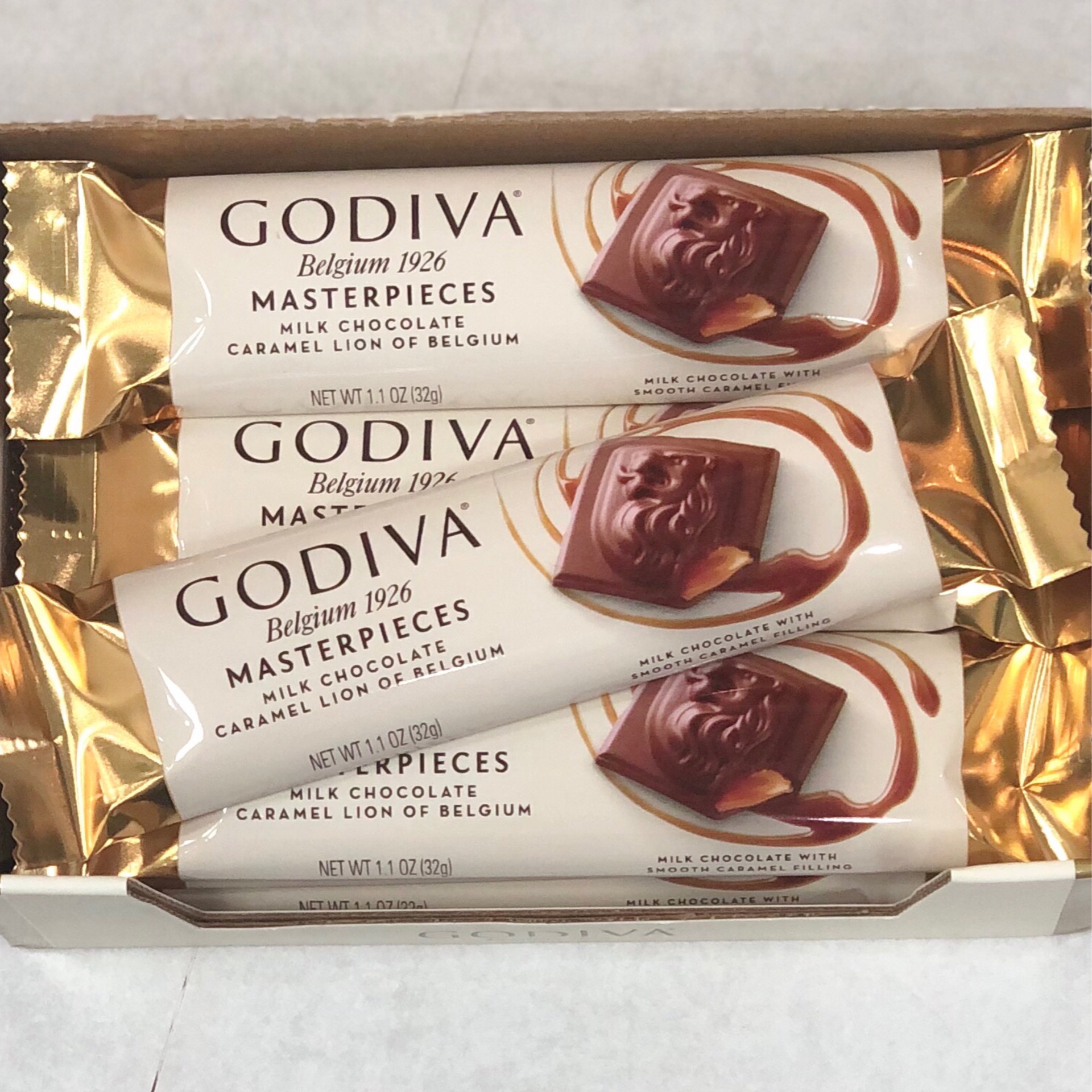 Godiva Masterpieces Chocolate Caramel Bar