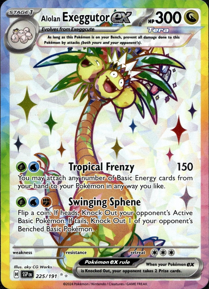 Alolan Exeggutor ex - SV08 225/191