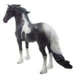 Breyer 1:18 CollectA Barock Pinto Stallion Model Horse