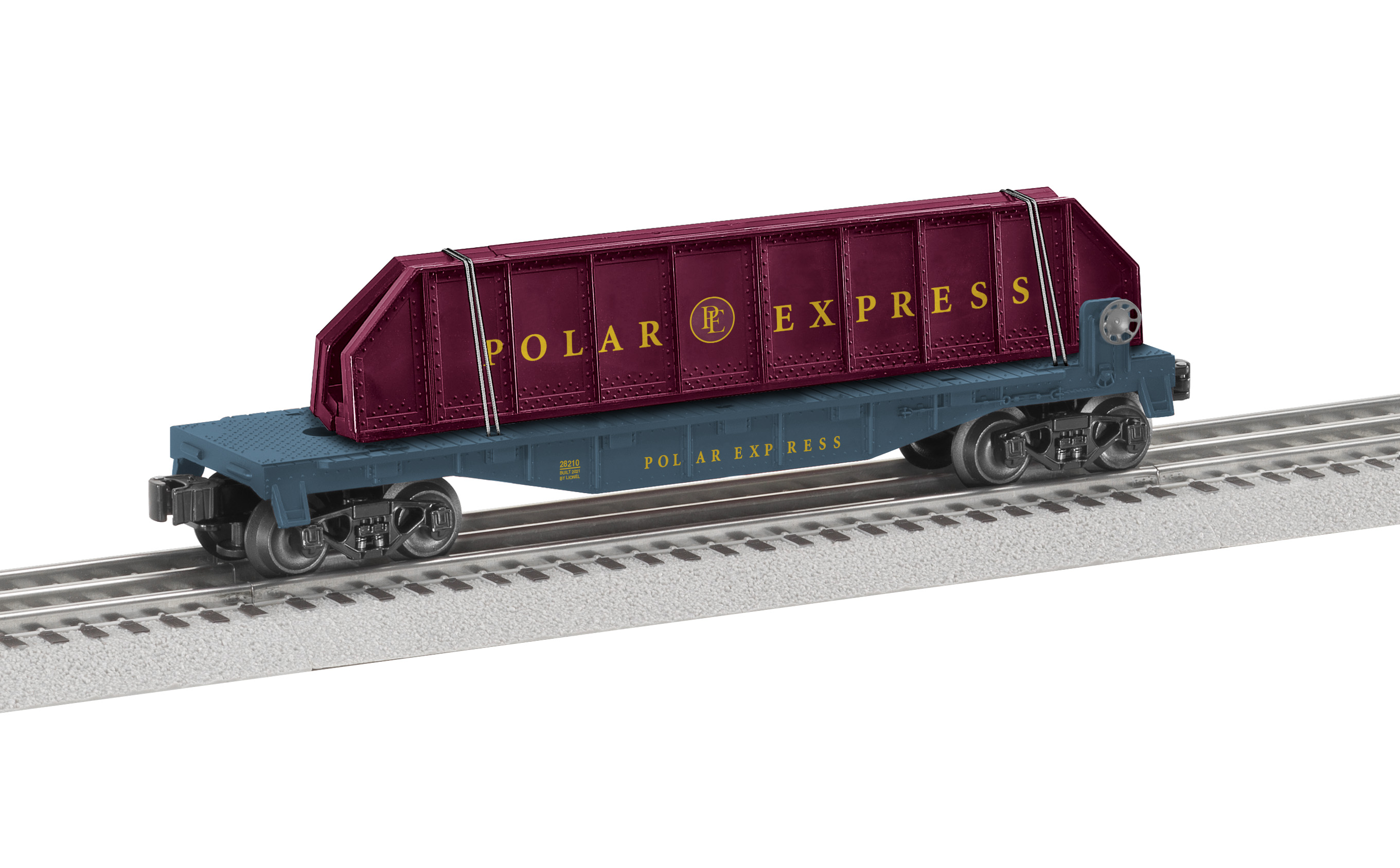 Lionel The Polar Express Girder Bridge Flatcar O Scale 2128210