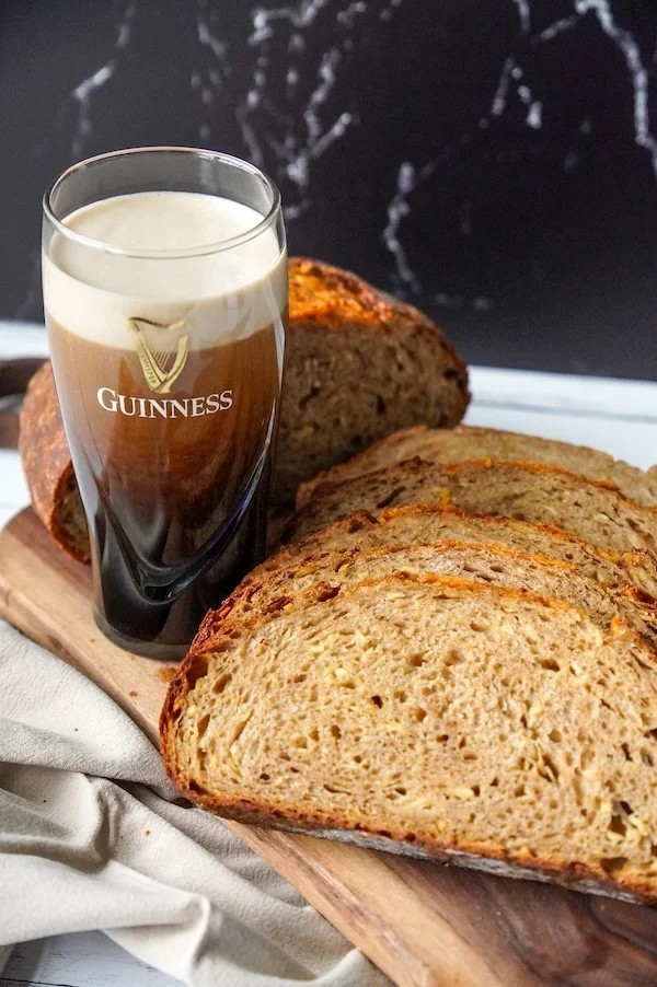Photo of Guinness Cheddar Artisan Sourdough Bread Recipe