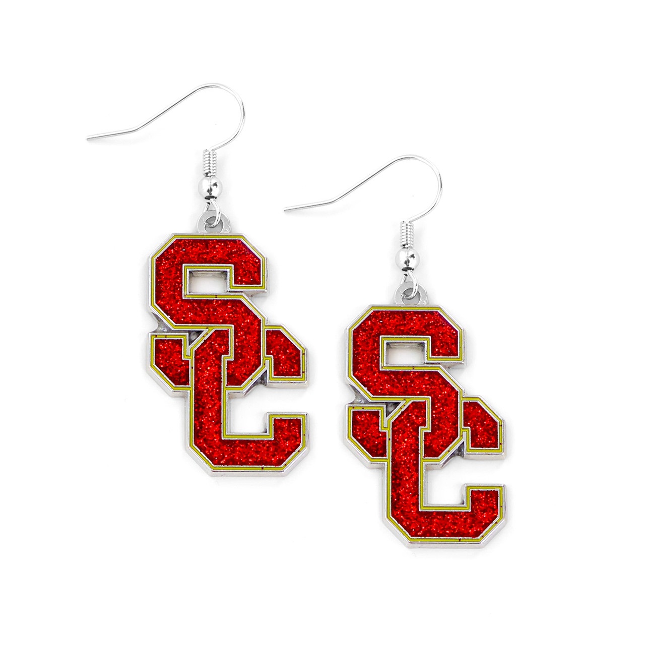 USC Trojans Glitter Dazzle Earrings