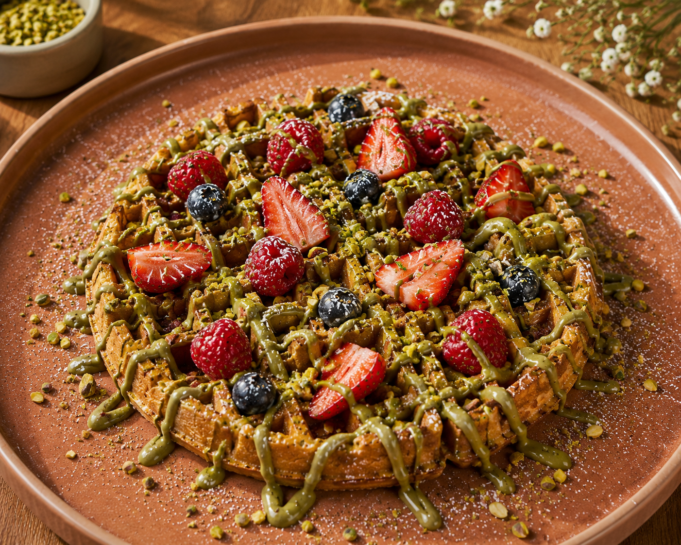 Gaufre Matcha & Rouges