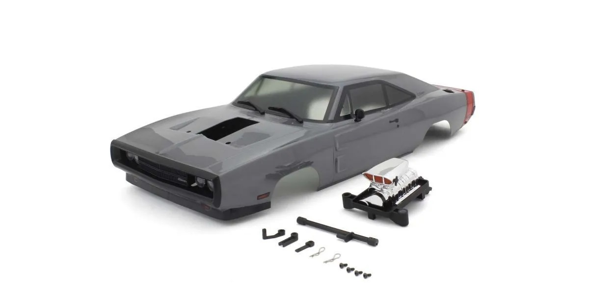1970 Dodge Charger Supercharged VE Gray Decoration Body FAB707GY