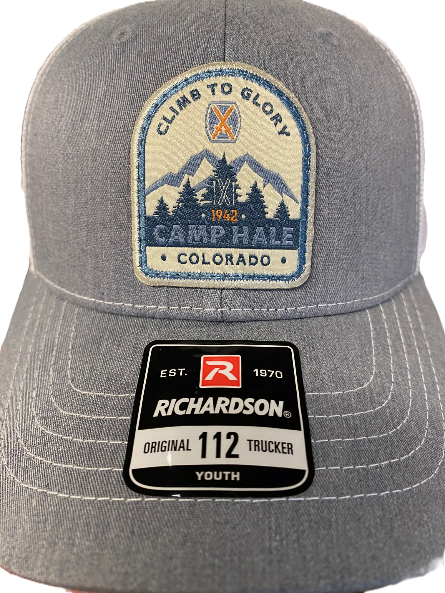 Camp Hale Youth Grey/White Hat Ballcap