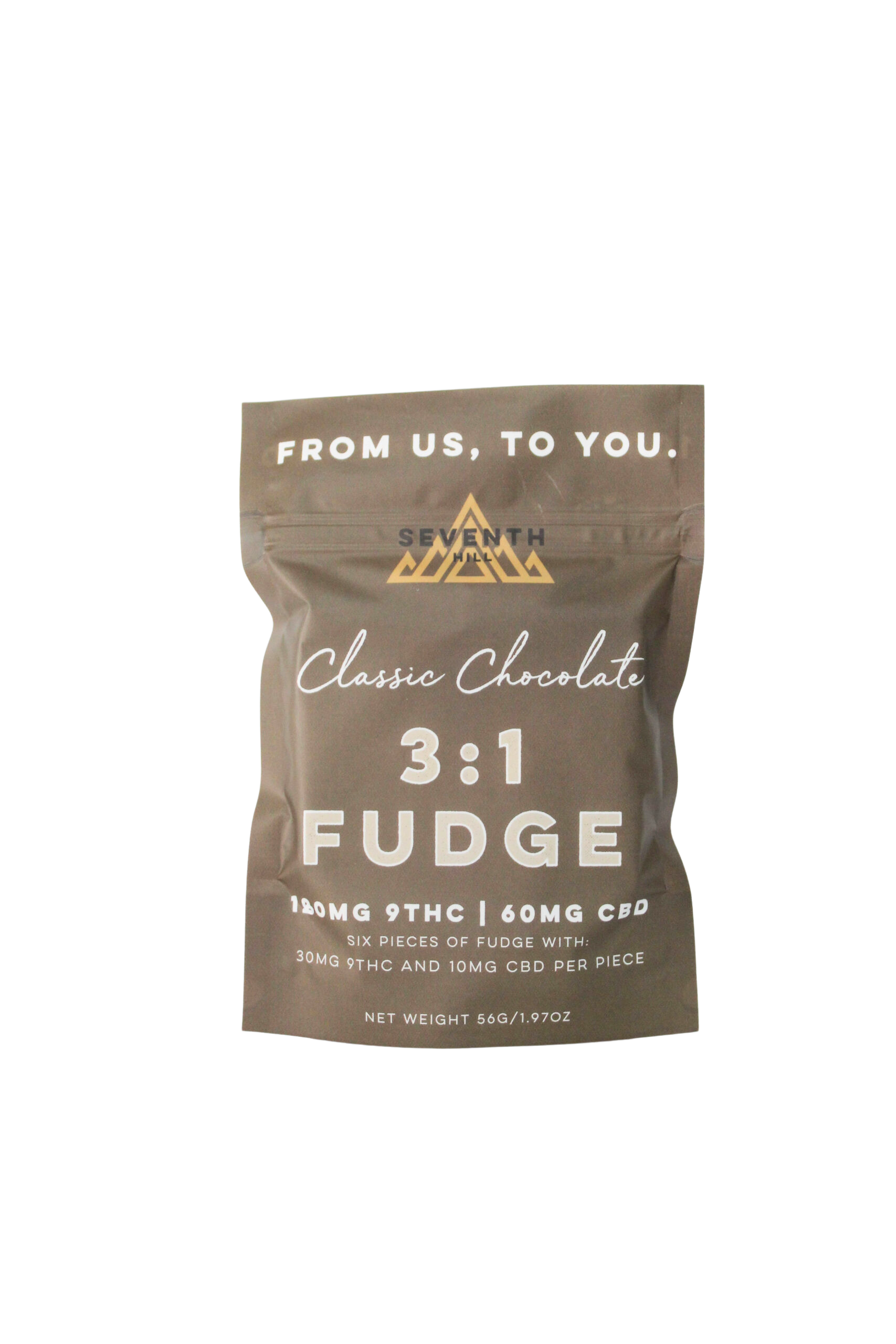 Seventh Hill Fudge 30mg D9 3:1 with CBD 6ct - Regular