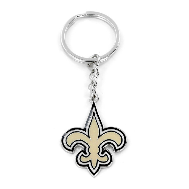 New Orleans Saints Metal Keychain