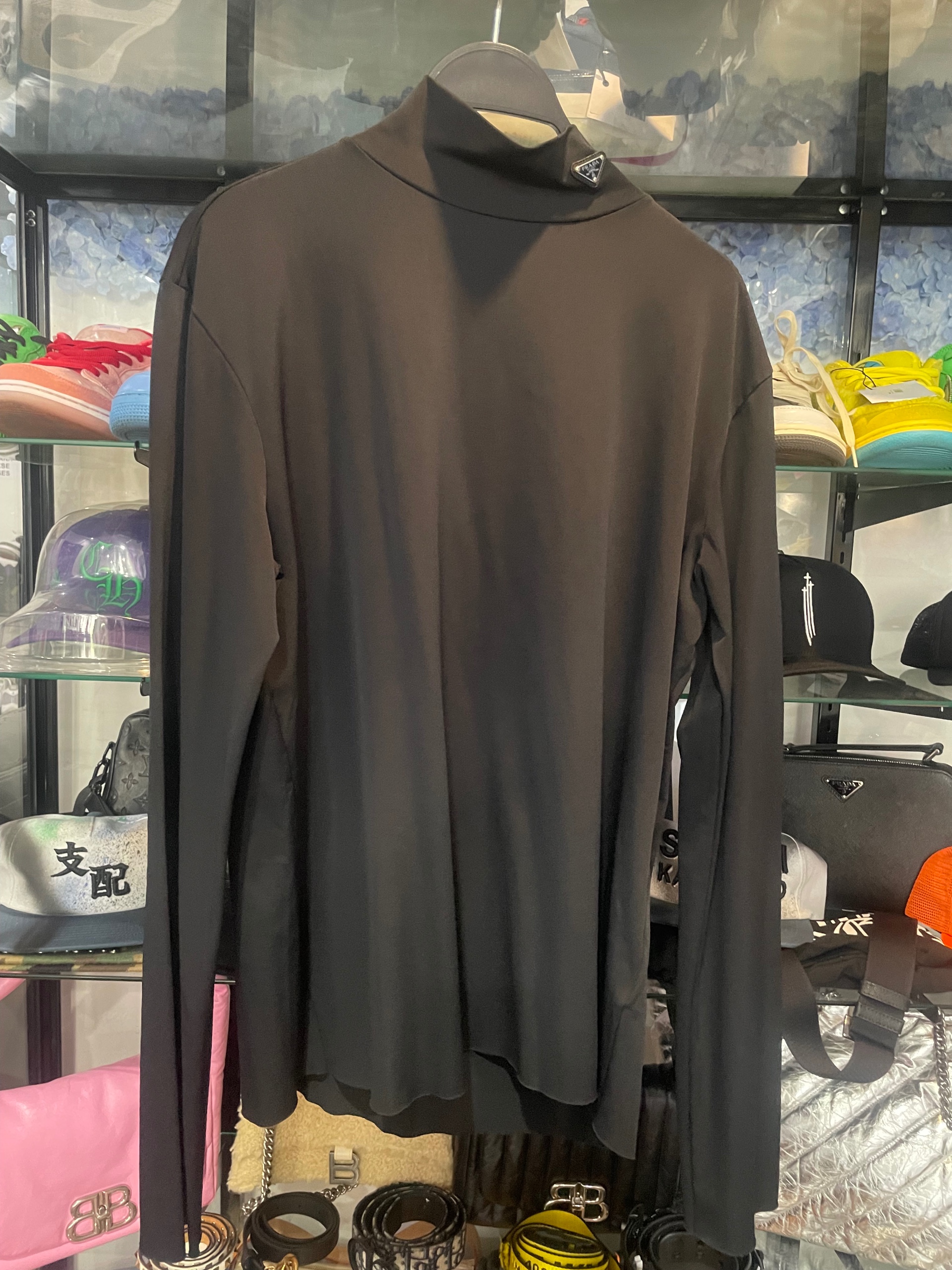 Prada milano turtle neck black size XXL (use)