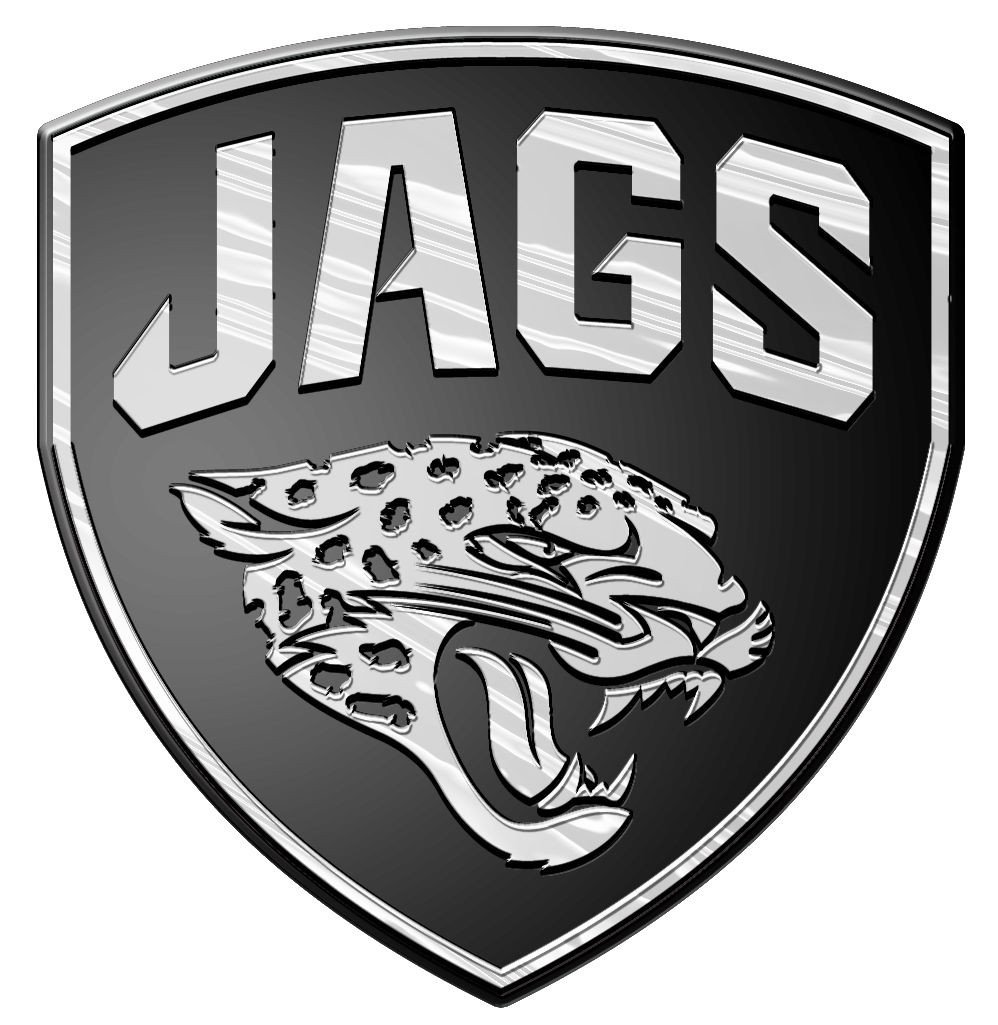 Jacksonville Jaguars Silver Auto Emblem