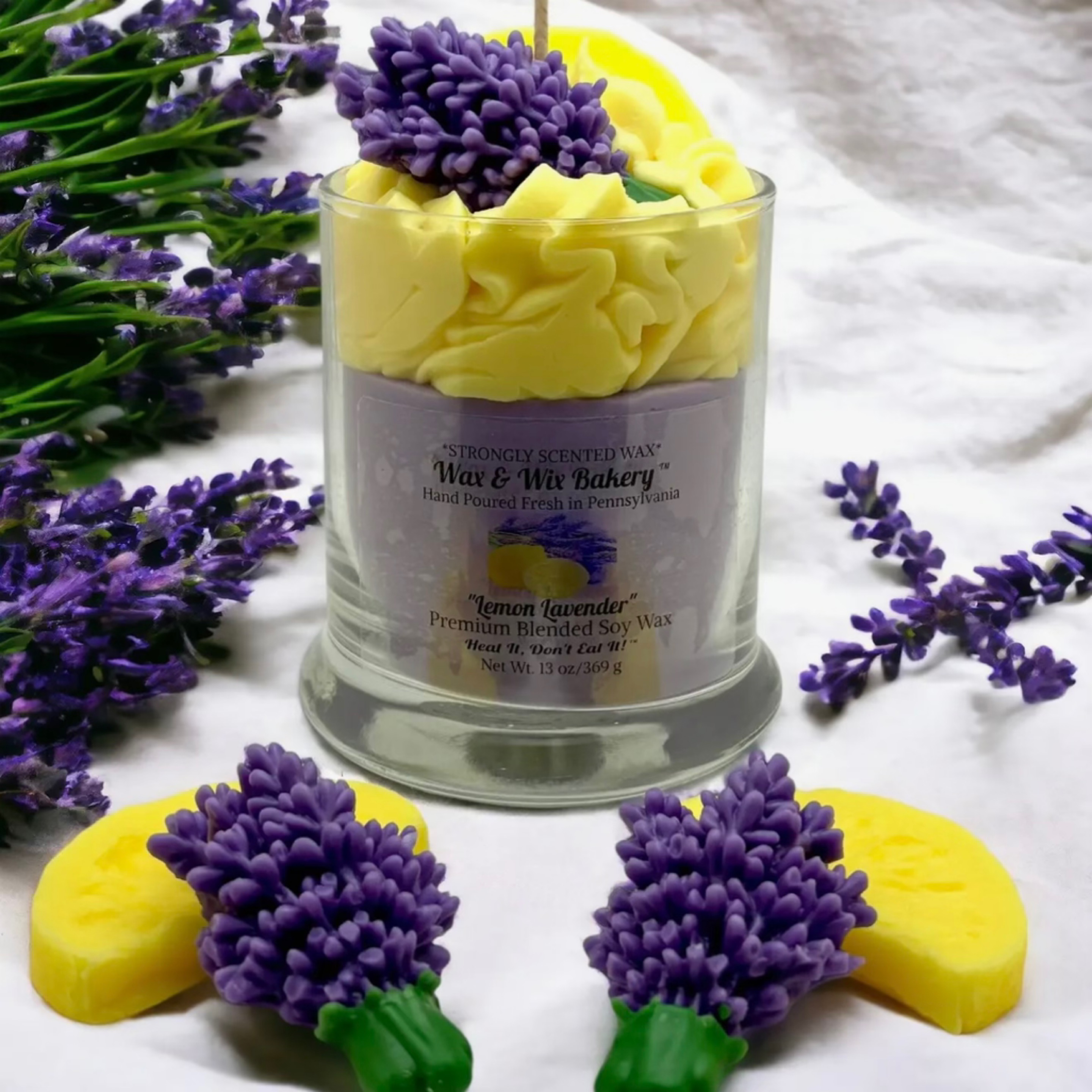 Wax and Wix Bakery - Lavender Lemon Soy 