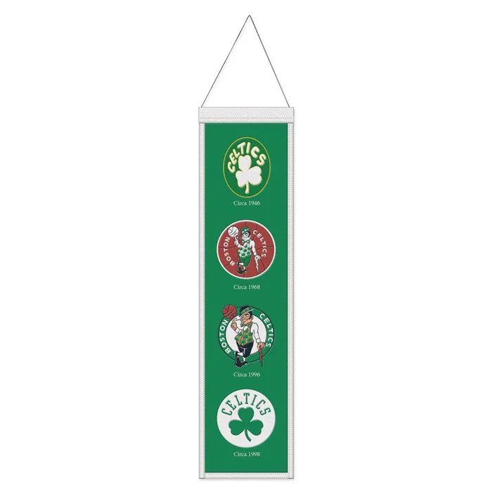 Boston Celtics Wool Heritage Banner 8x32"
