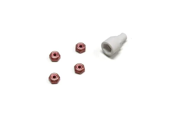 Mini Z Red Nylon Nut