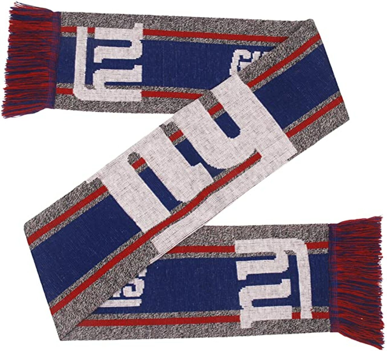 New York Giants Grey Big Logo Wordmark Scarf