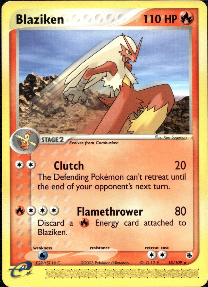 Blaziken - EX1 15/109