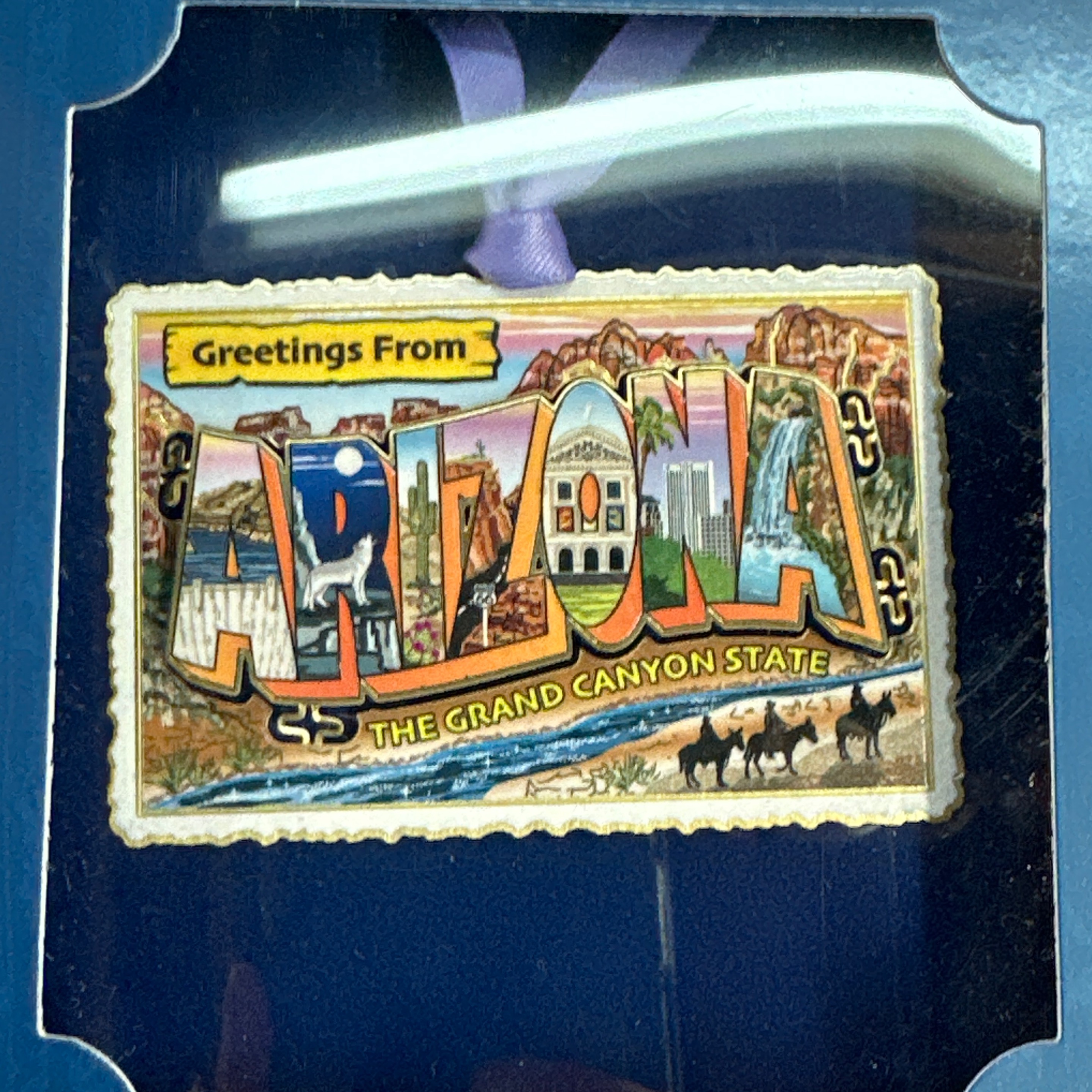 Beacon Design Arizona Vintage Postcard Ornament
