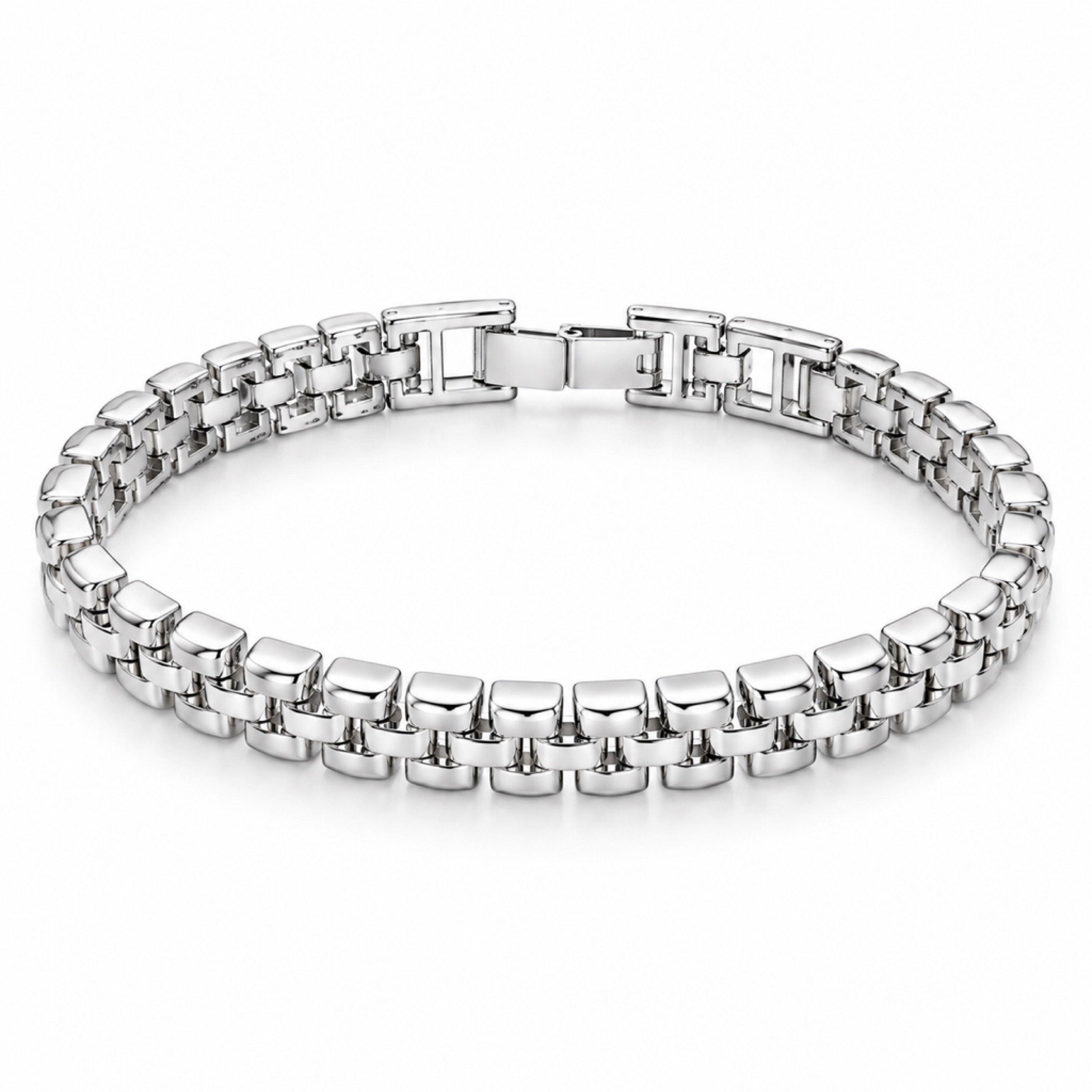 8” White Rolex Bracelet 