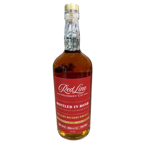 Red Line Whiskey Bottle In Bond
