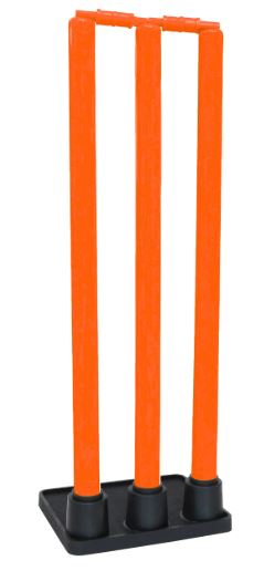 Kookaburra Plastic Stumps Rubber Base