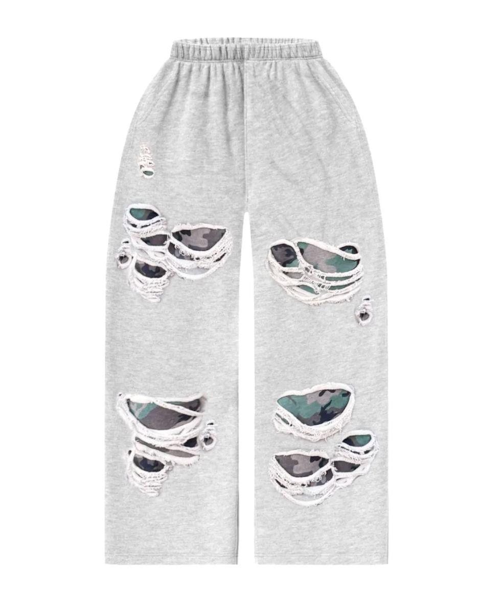 Bravest Studios Gutted Camo Baggy Sweatpants