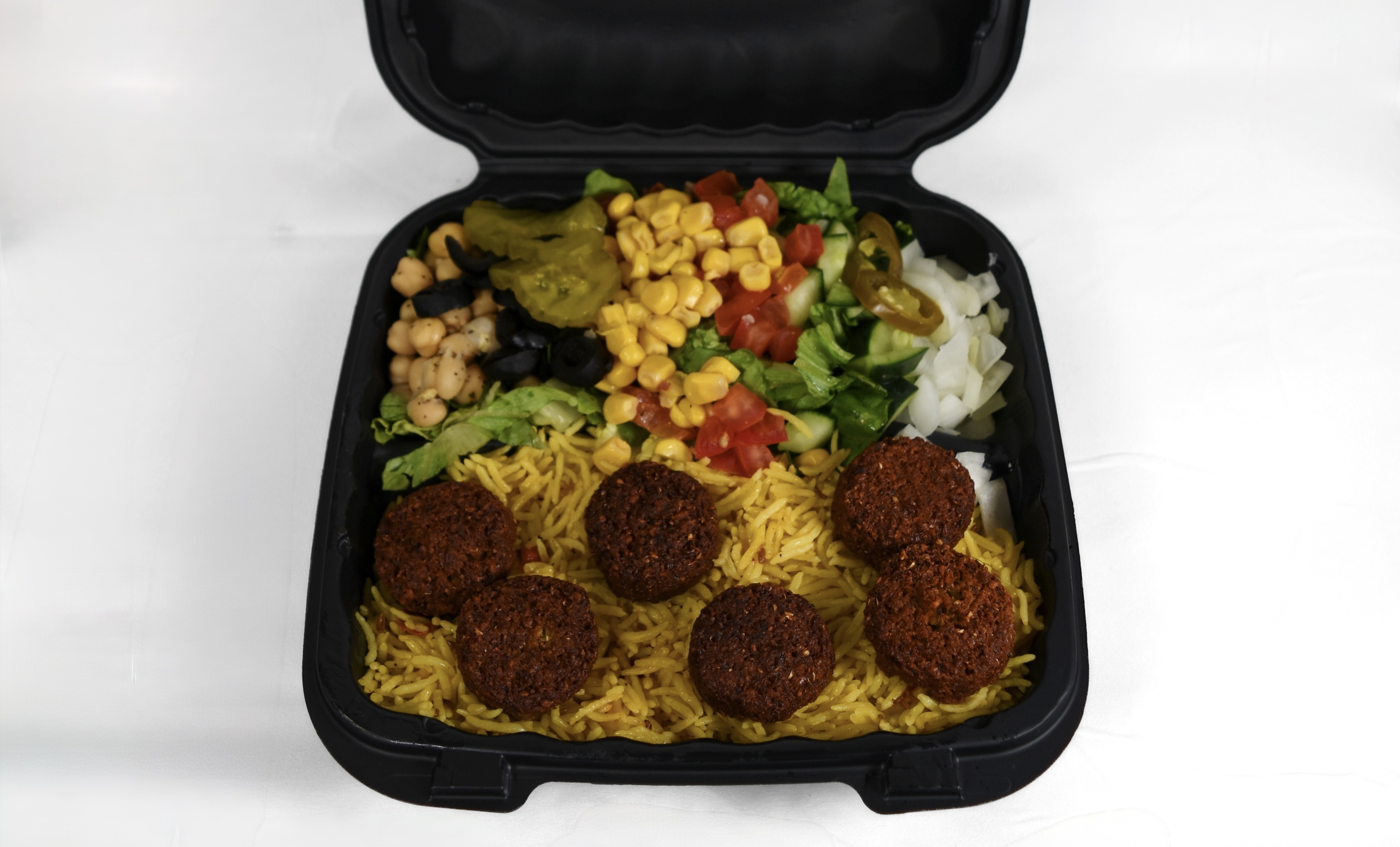 Falafel Over Rice