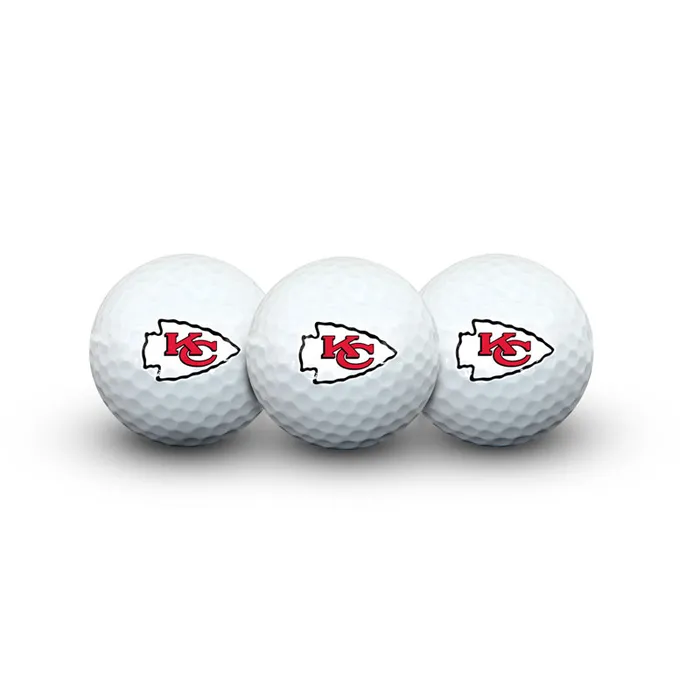Kansas City Chiefs Golf Balls 3 Pack