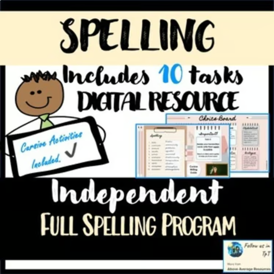 Spelling Program with Activities