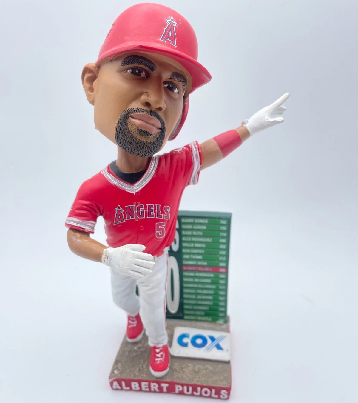 Los Angeles Angels Albert Pujols 600HR Bobblehead