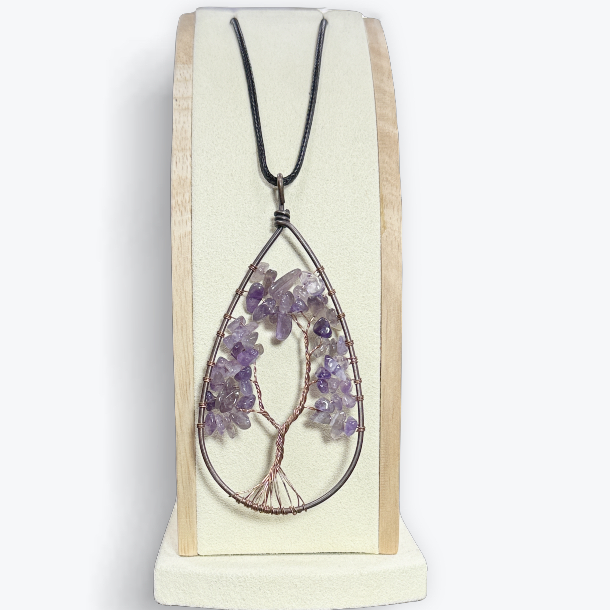 Pendentif Améthyste Arbre de Vie — stock Valence
