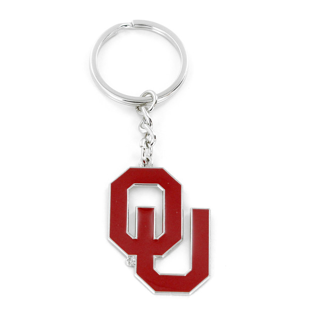 Oklahoma Sooners Metal Keychain