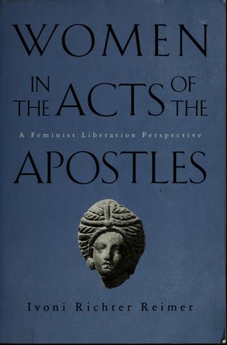 Cover of Women in the Acts of Apostles: A Feminist Liberation Perspective