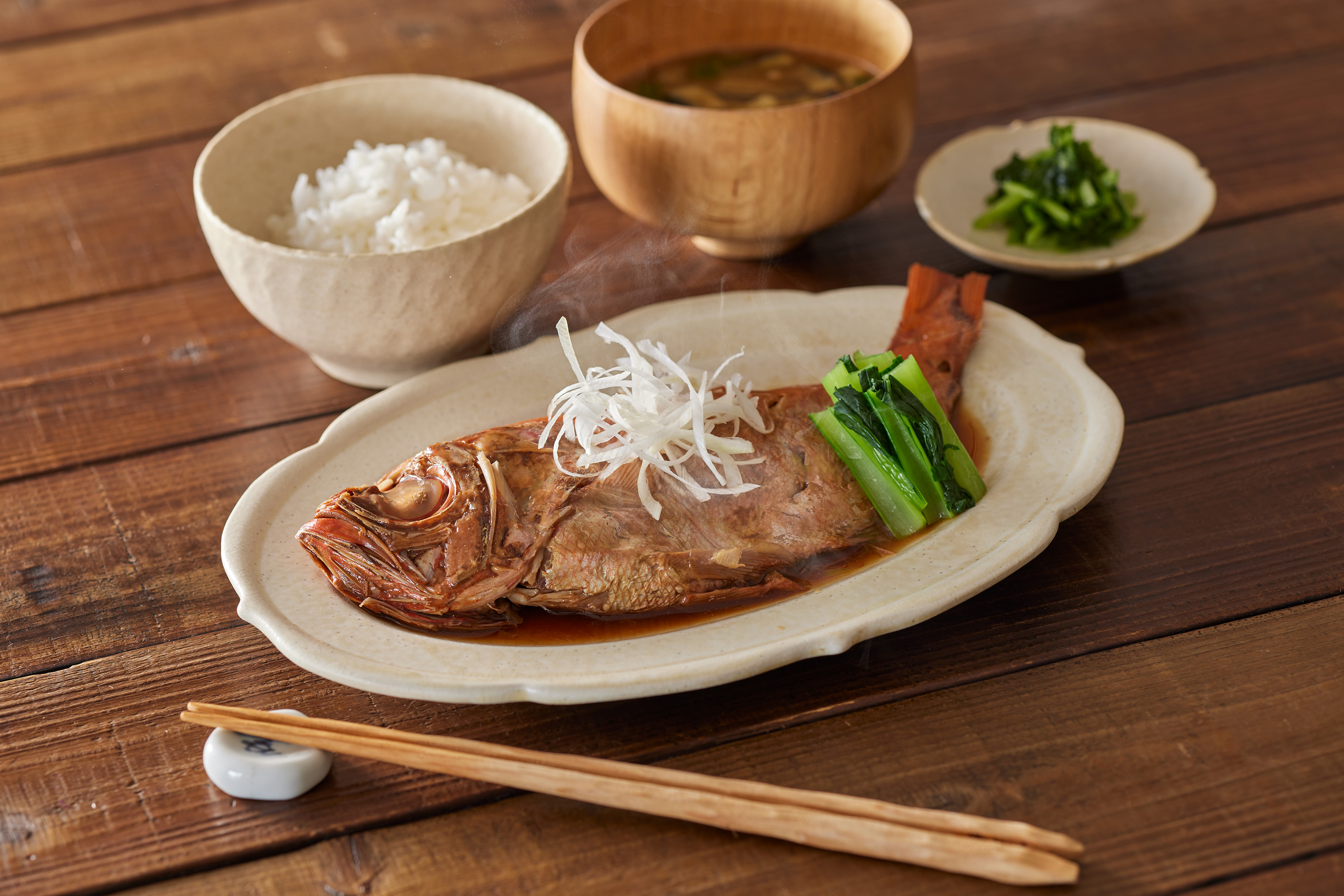 Softly simmered golden-eyed snapper - 2