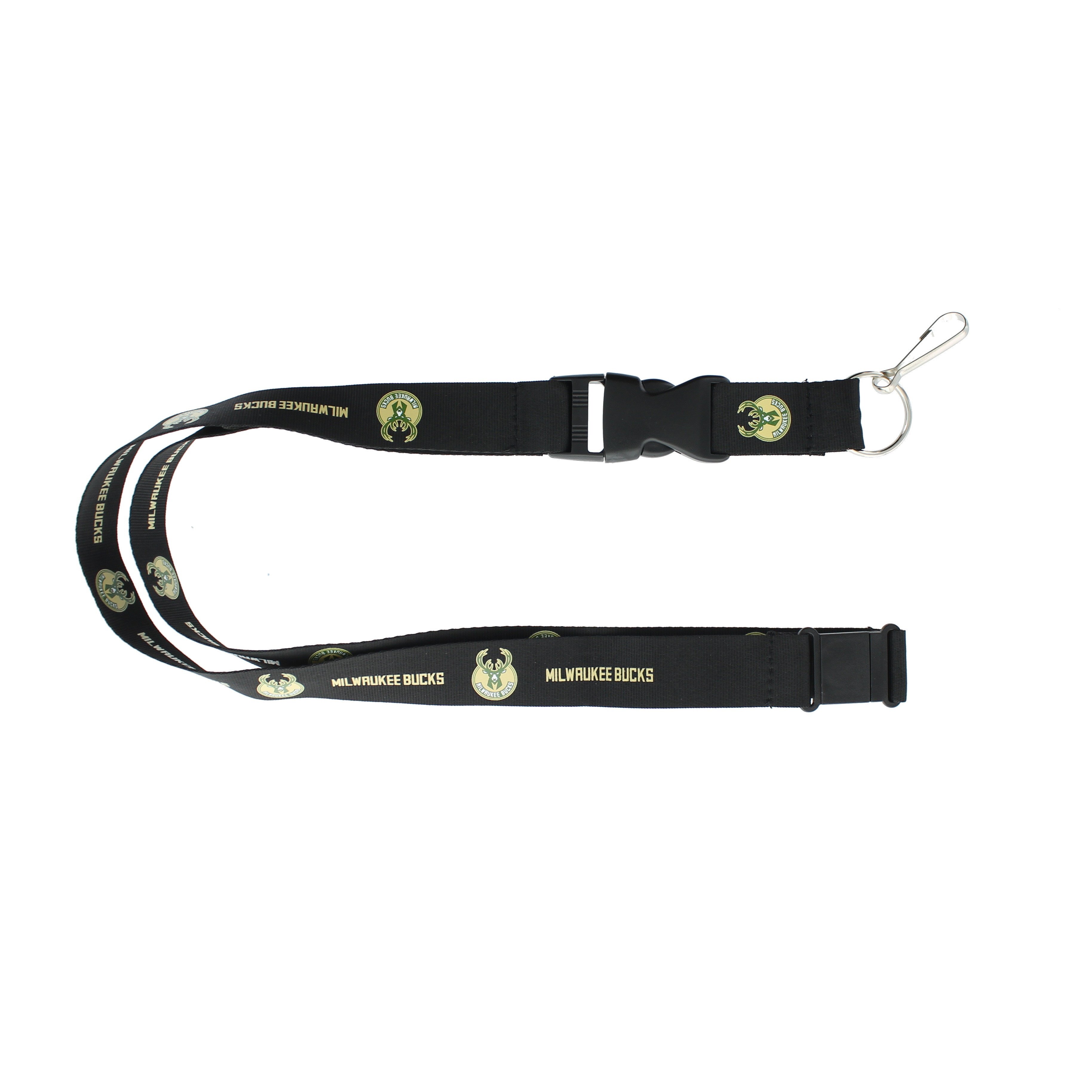 Milwaukee Bucks Black Lanyard