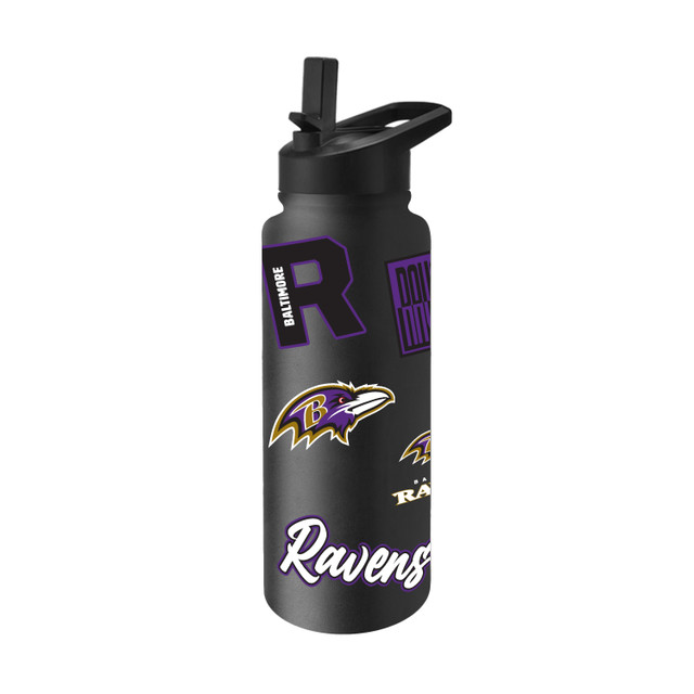 Baltimore Ravens Dreamweave Quencher Stainless Steel Bottle 34oz