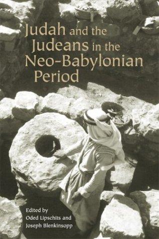Cover of Judah and the Judeans in the Neo-Babylonian Period
