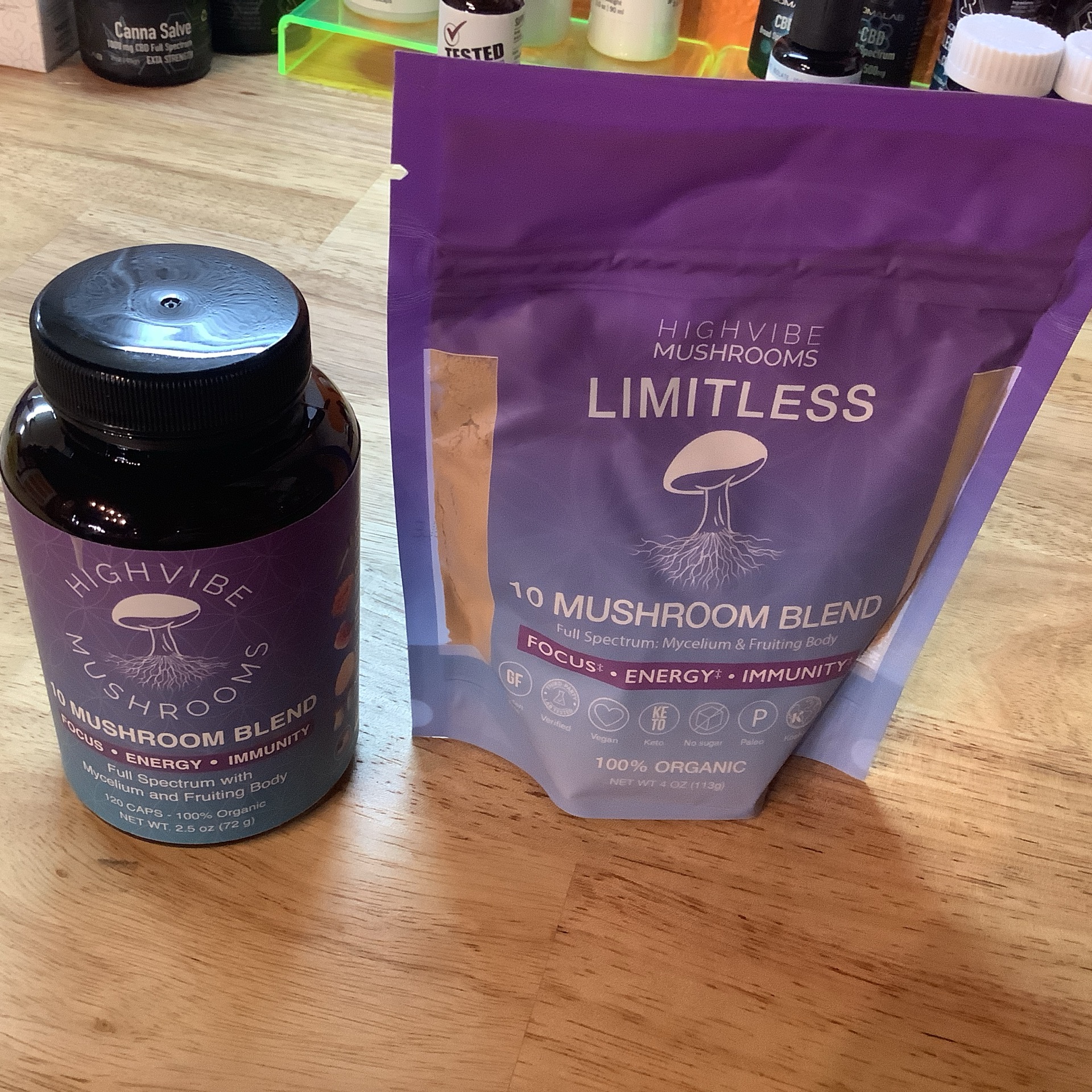 High Vibe Limitless Mushroom Mix - Large 8oz